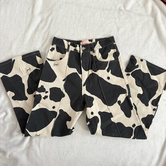 Lisa Says Gah Cow Print Robyn Jeans